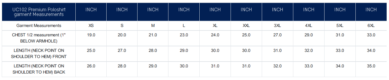 Size Guide