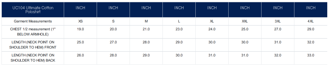 Size Guide