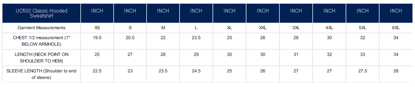 Size Guide