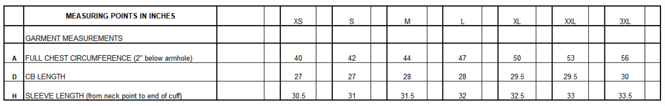 Size Guide