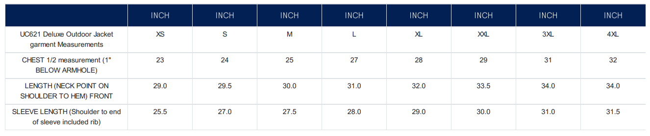 Size Guide