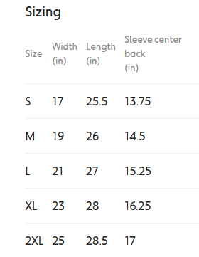 Size Guide