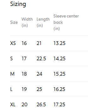 Size Guide