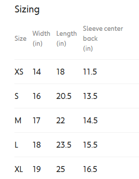 Size Guide