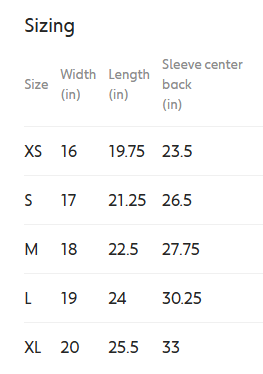 Size Guide