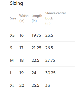 Size Guide