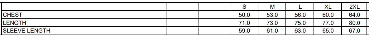 Size Guide