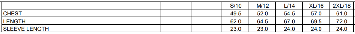 Size Guide