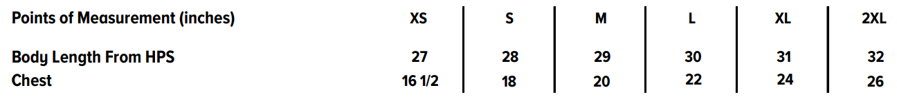 Size Guide