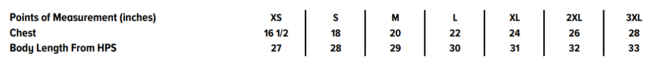 Size Guide