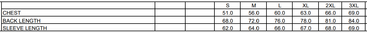 Size Guide