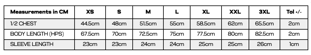 Size Guide