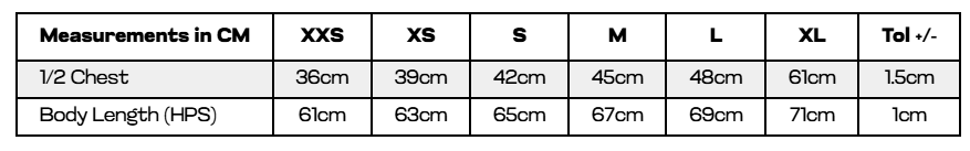 Size Guide