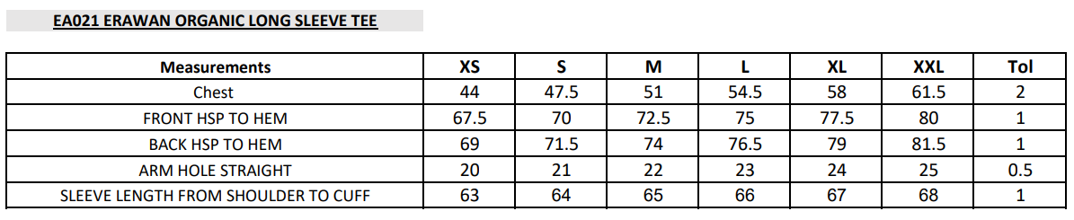 Size Guide