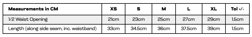 Size Guide