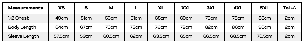 Size Guide