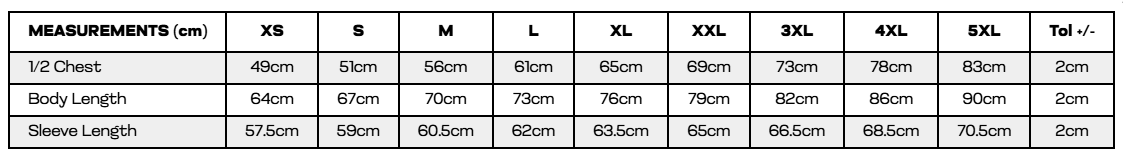 Size Guide