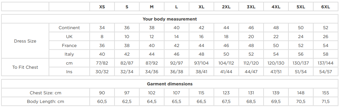 Size Guide