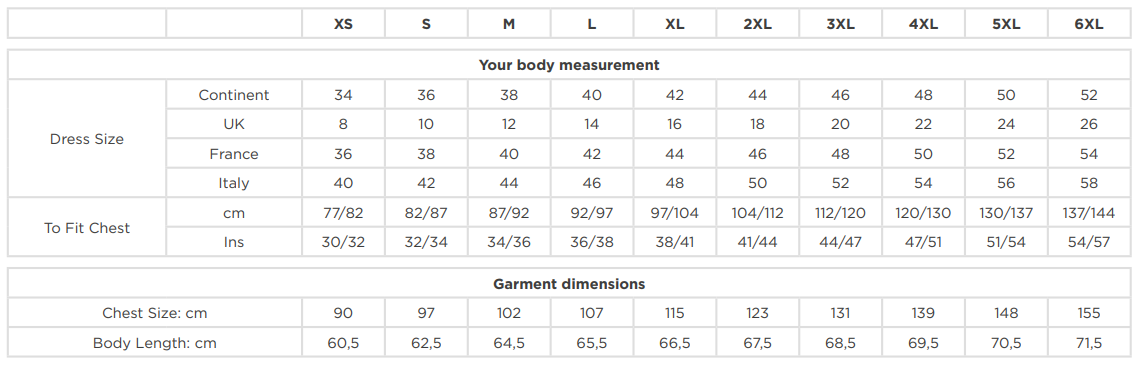 Size Guide
