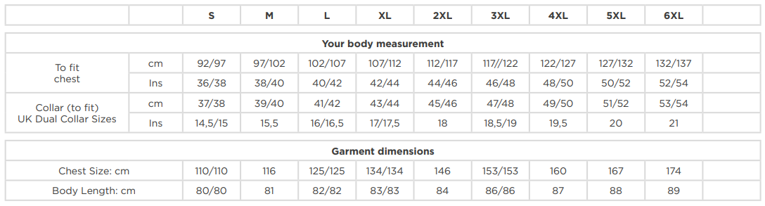 Size Guide