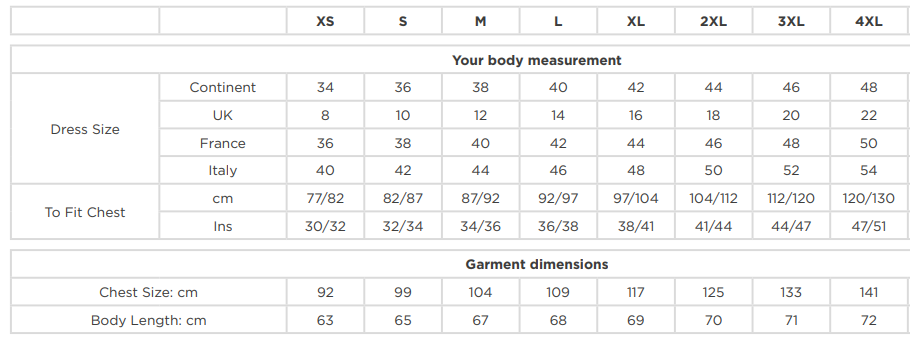 Size Guide