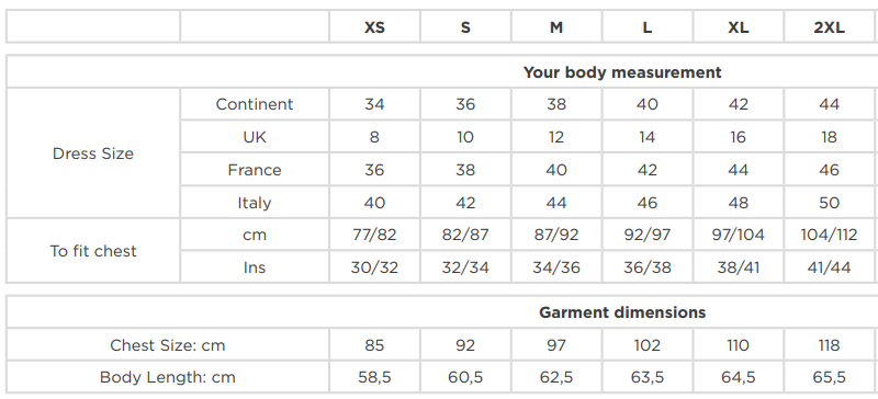 Size Guide