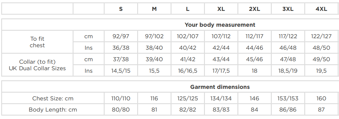Size Guide