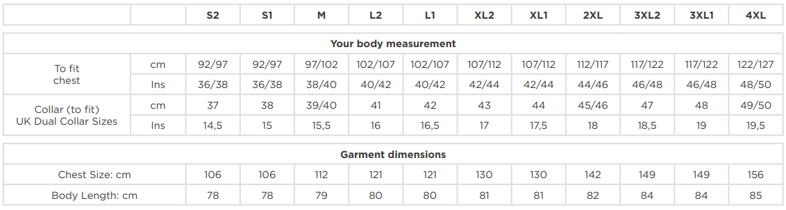 Size Guide