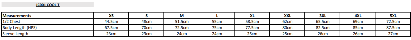 Size Guide
