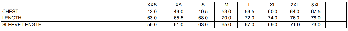 Size Guide