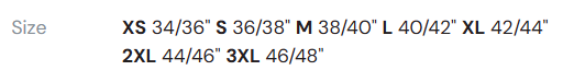 Size Guide
