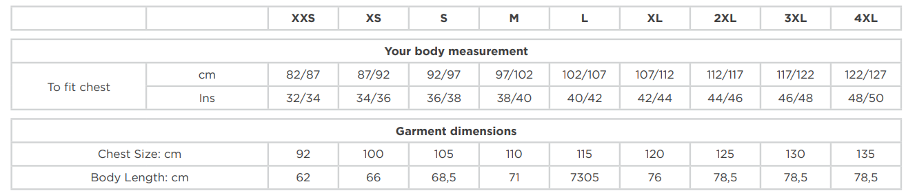 Size Guide