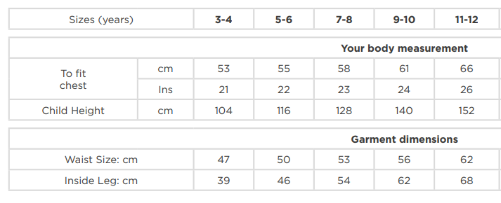 Size Guide