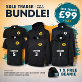 Sole Trader Bundle - 9 Garments + FREE Beanie Custom Kit