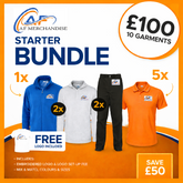 10 Garments Starter Bundle - Full Custom Workwear Set