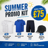 Summer Promo Kit - Custom Printed & Embroidered Event Workwear