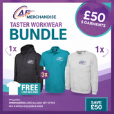 Taster Workwear Bundle - Custom Logo Polo, Sweat & Hoodie