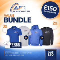 Value Workwear Bundle - Custom T-Shirts, Polos & Hoodies