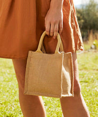 Jute petite gift bag