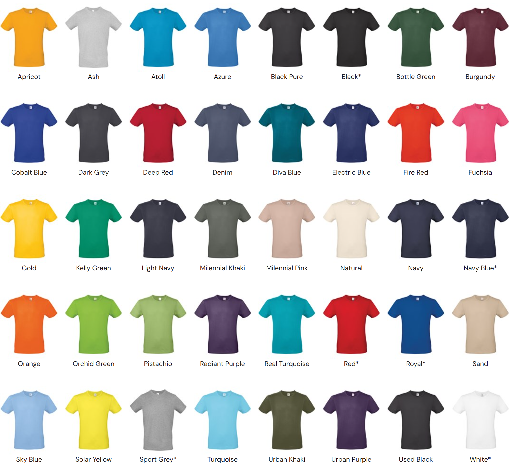 Color Chart