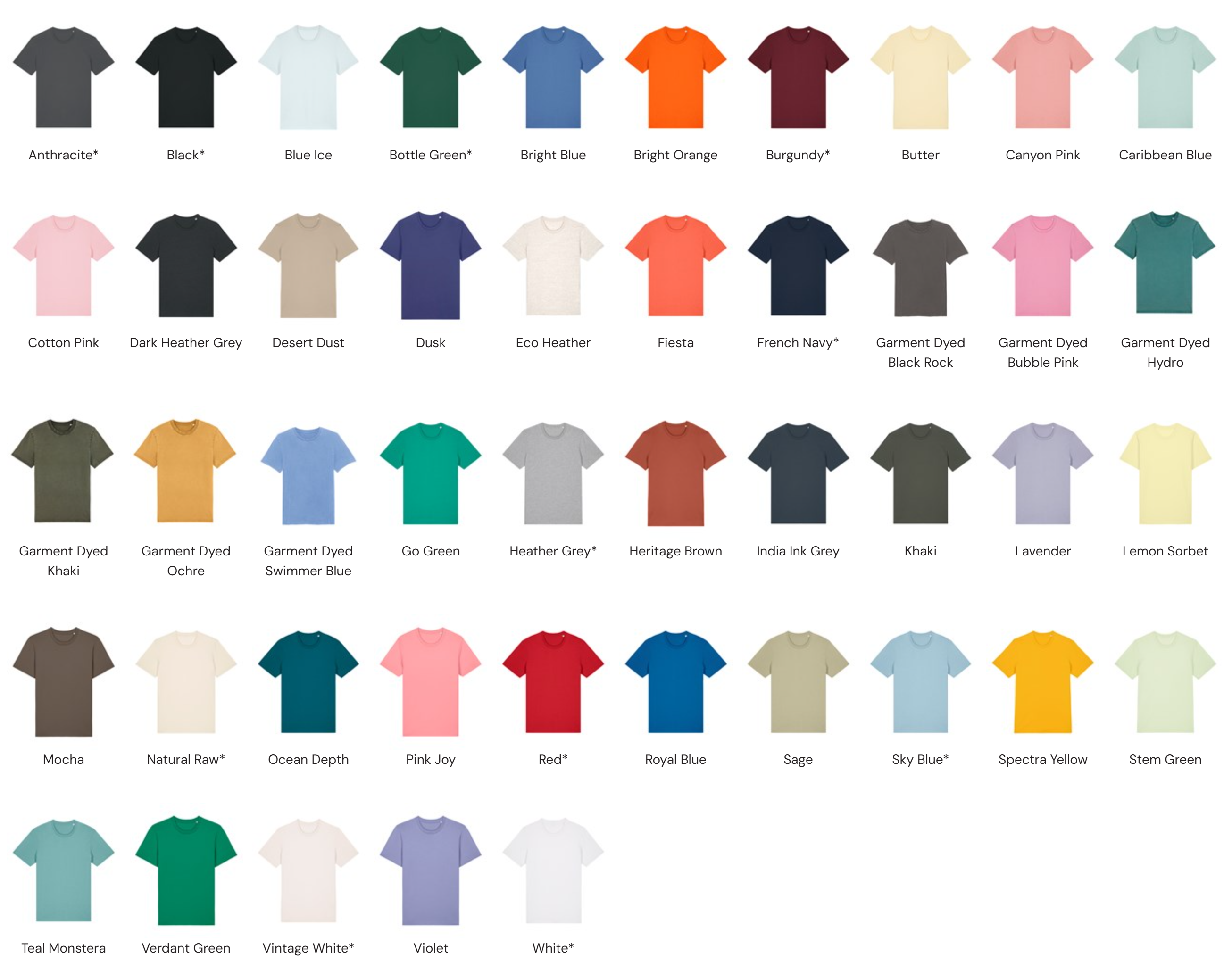Color Chart