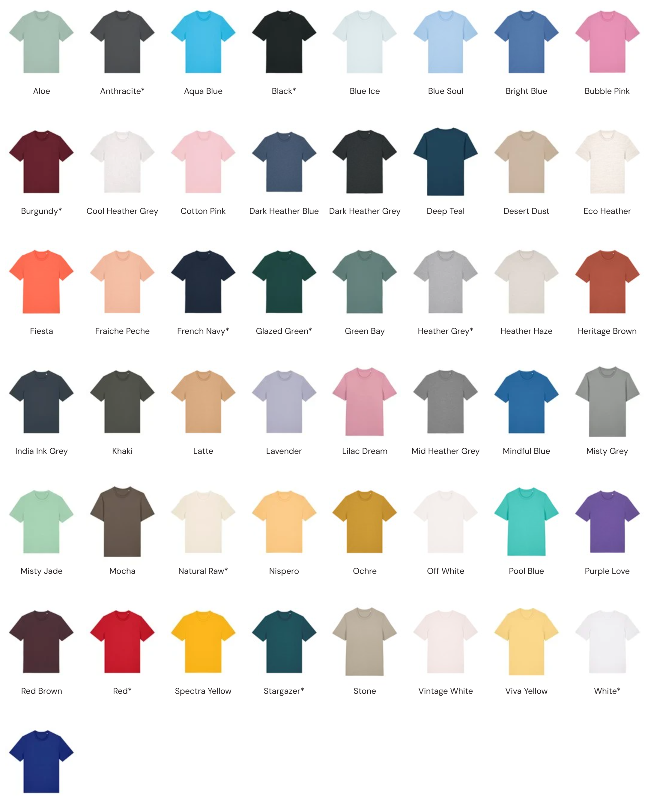 Color Chart