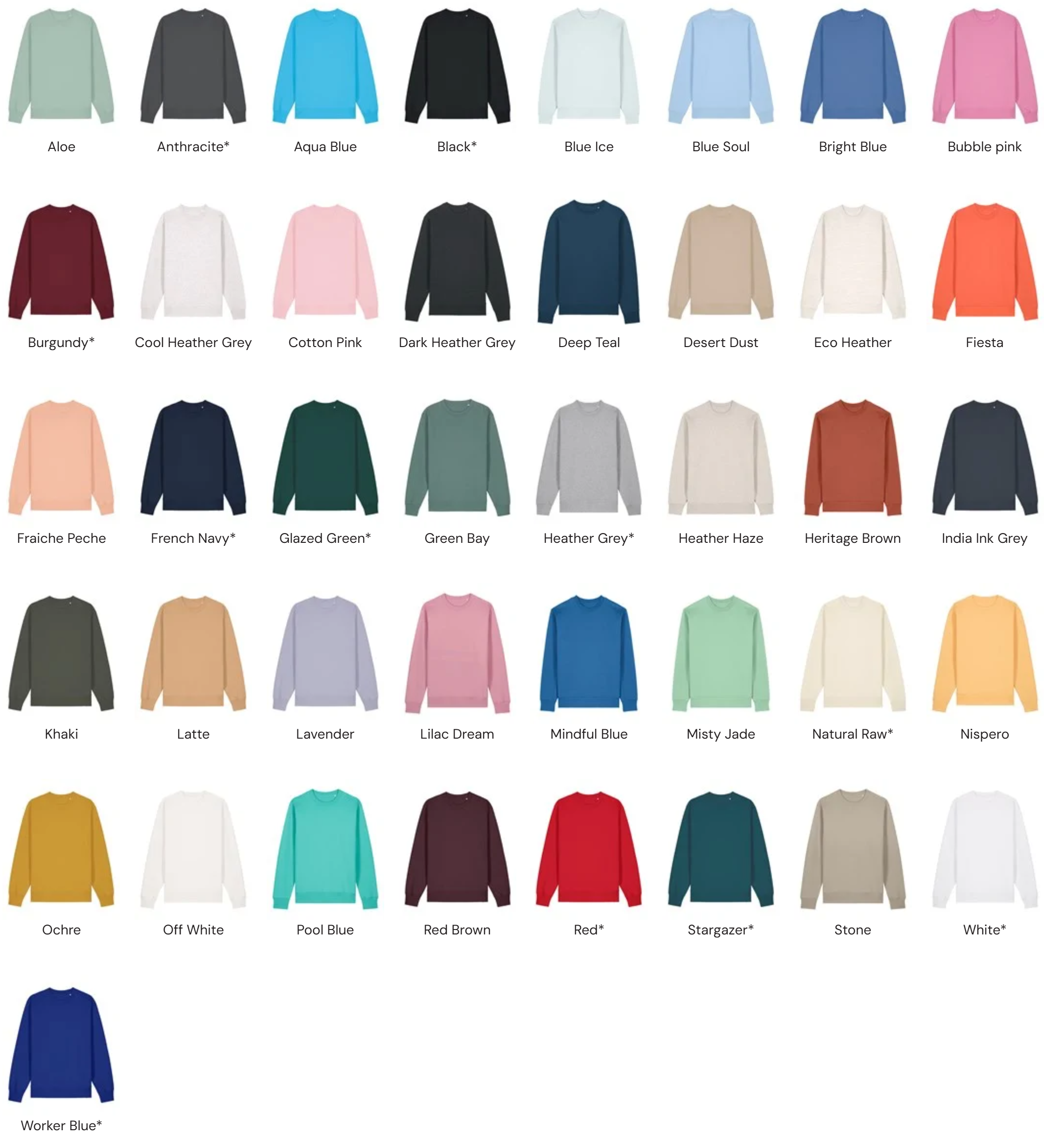 Color Chart