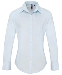 Women's supreme poplin long sleeve shirt