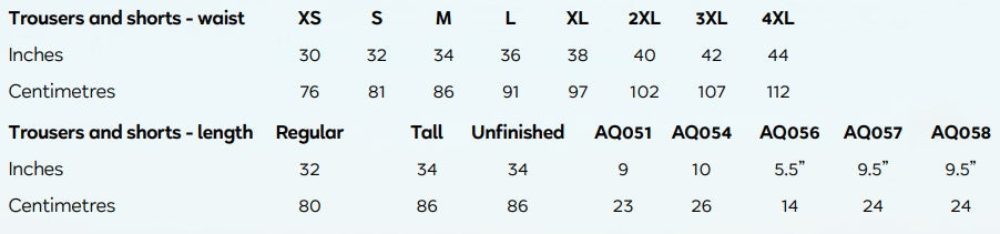 Size Guide