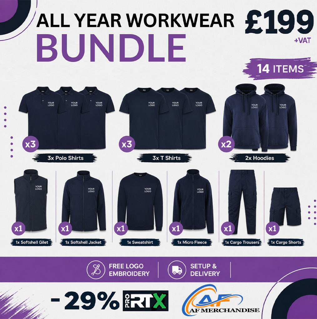 All Year Workwear Bundle - 14-Piece Ultimate Pro RTX Branded Kit