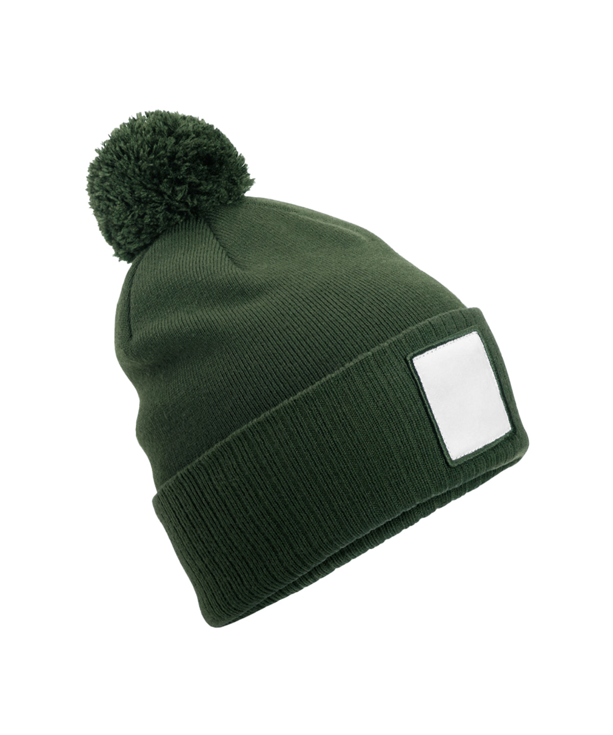 Appliqué patch beanie