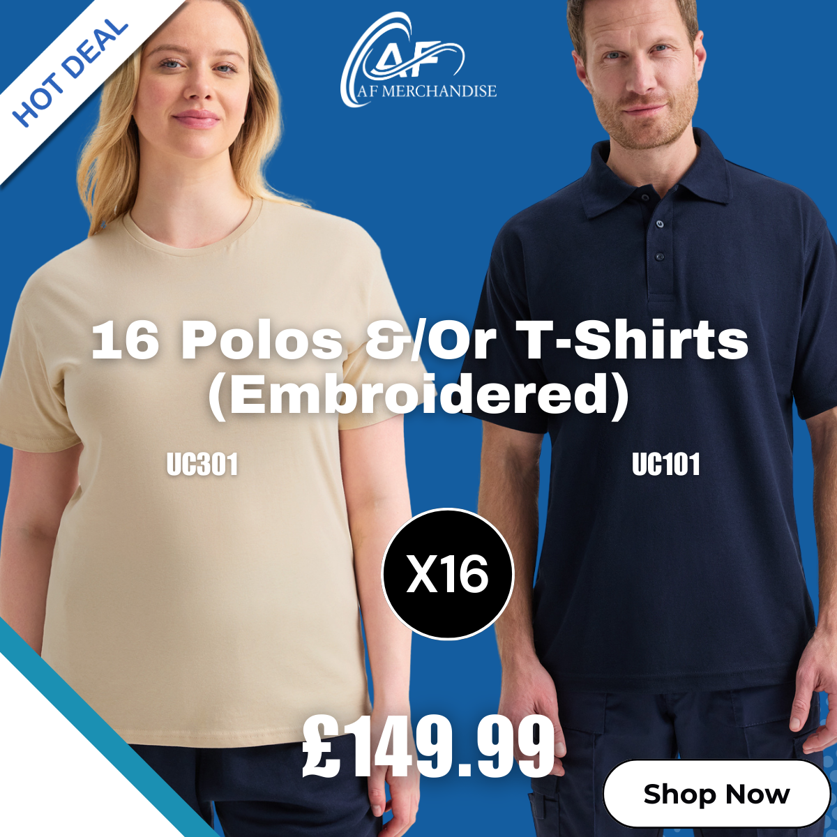 Deal 12 - 16 Polos &/Or T-Shirts
