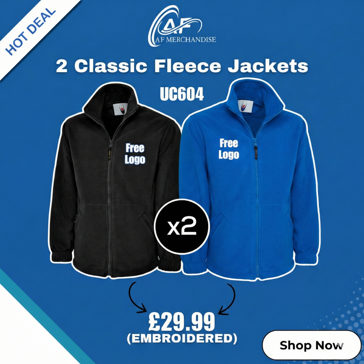 Deal 7 - 2x Best Selling Fleece Jackets