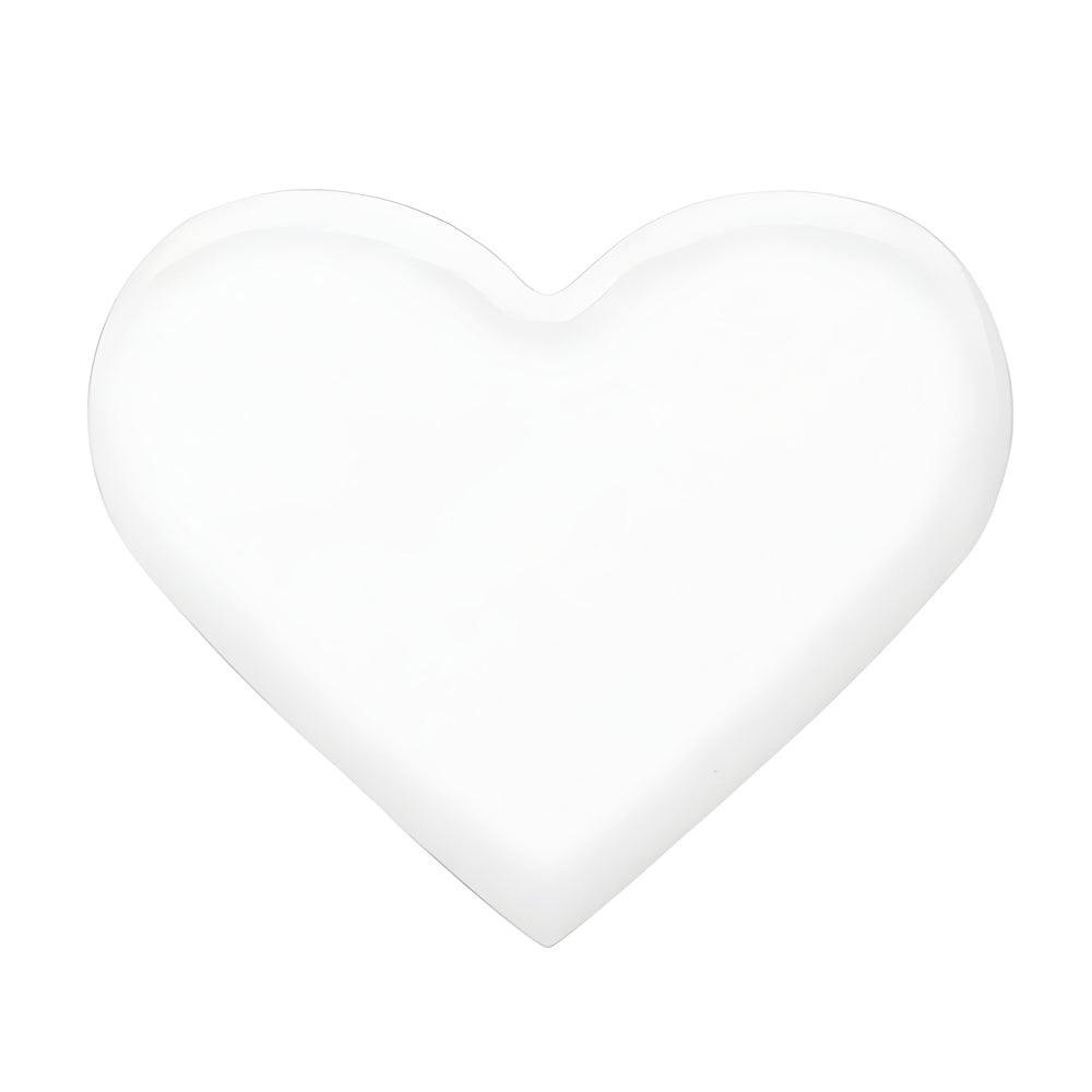 Coaster - Ceramic - HEART - 9cm x 11cm - Cork Base